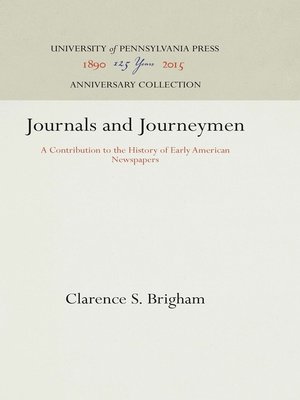 cover image of Journals and Journeymen
